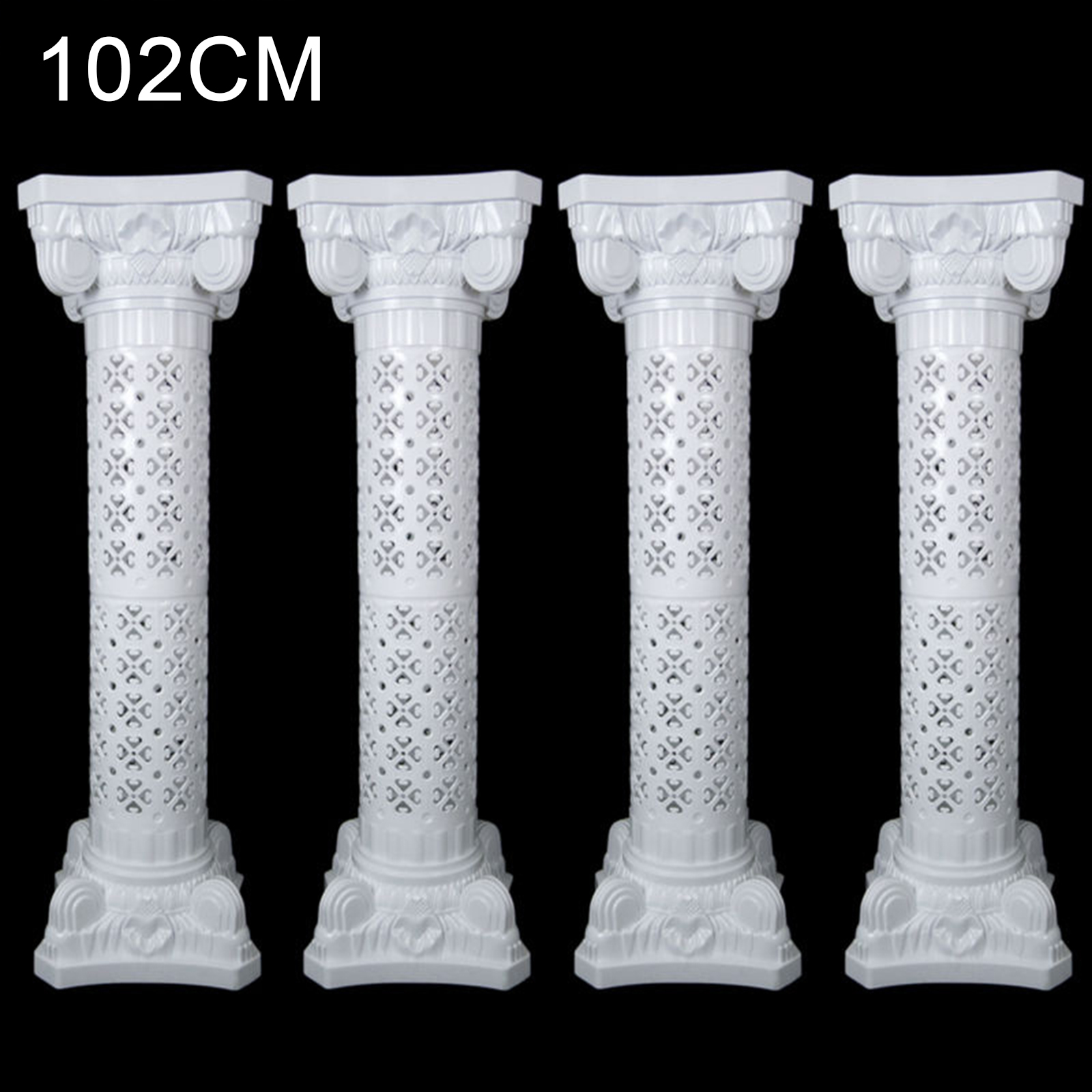 no-wd-10.jpg 4x Roman Column Stands White